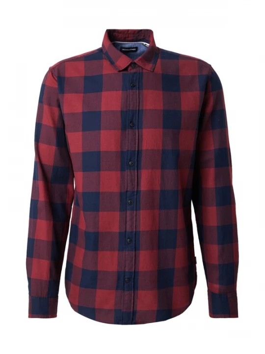 Obrázek produktu JACK & JONES Košile  tmavě modrá / vínově červená