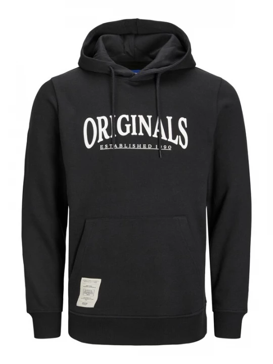 Obrázek produktu JACK & JONES Mikina 'Bridge' černá / bílá
