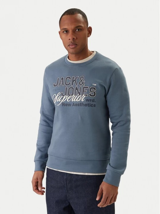 Obrázek produktu Jack & Jones Mikina Elogo 12288925 Modrá Regular Fit