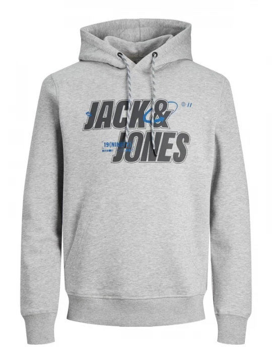 Obrázek produktu JACK & JONES Mikina 'JCOBlack' modrá / šedý melír / černá