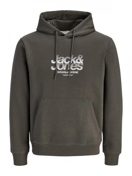 Obrázek produktu JACK & JONES Mikina 'JCOECHO' barvy bláta / bílý melír