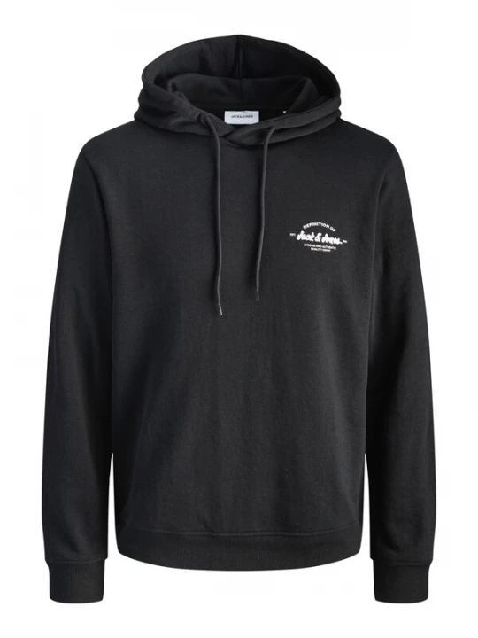Obrázek produktu JACK & JONES Mikina 'JJBrandon' černá / bílá