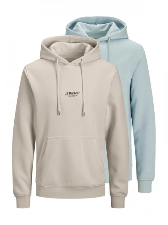 Obrázek produktu JACK & JONES Mikina 'JJESOHO' světlemodrá / světle šedá