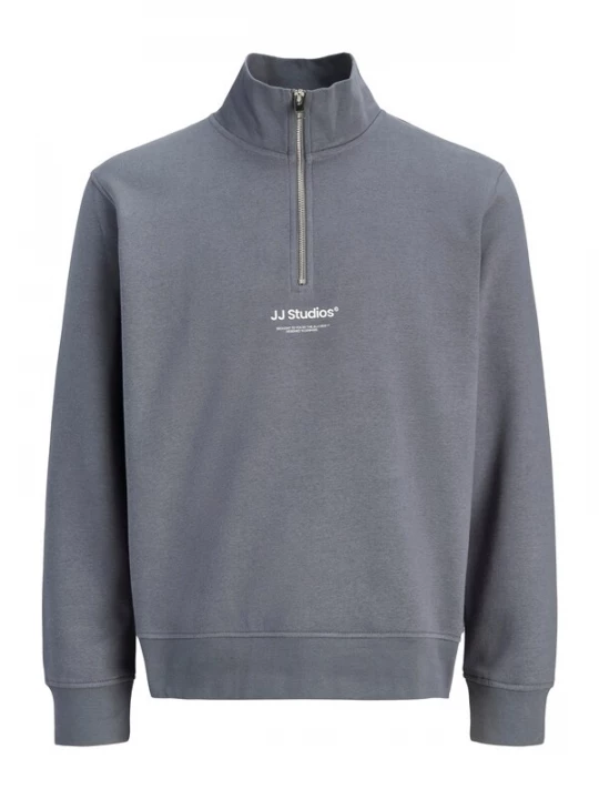 Obrázek produktu JACK & JONES Mikina 'JJESoho' tmavě šedá / bílá