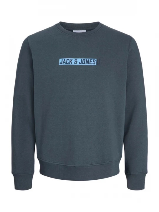 Obrázek produktu JACK & JONES Mikina 'JJMUNK' azurová / tmavě šedá