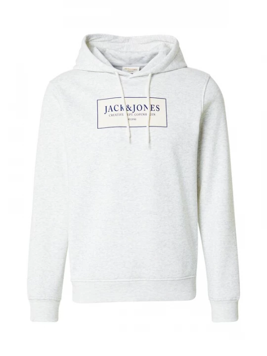Obrázek produktu JACK & JONES Mikina 'JORGREENE' marine modrá / bílá / bílý melír