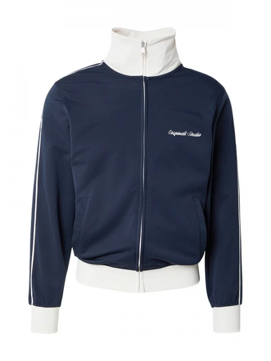 Obrázek produktu JACK & JONES Mikina 'JORNIAGARA' noční modrá / bílá