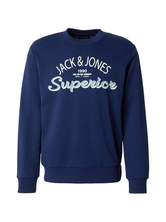 Obrázek produktu JACK & JONES Mikina 'JWHMILO' indigo / opálová / bílá