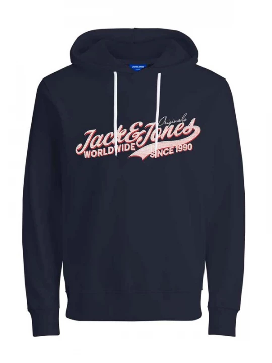 Obrázek produktu JACK & JONES Mikina 'Mel' noční modrá / růžová / červená / bílá
