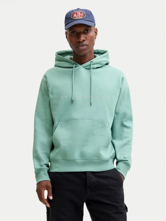Obrázek produktu Jack & Jones Mikina Star 12233972 Zelená Relaxed Fit