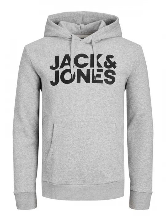 Obrázek produktu JACK & JONES Mikina světle šedá / černá