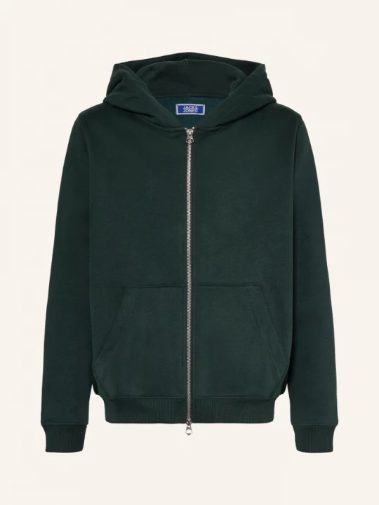 Obrázek produktu Jack&Jones Mikina tmavě zelená / bílá