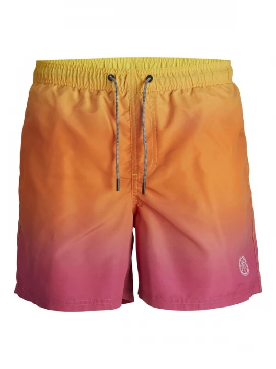 Obrázek produktu JACK & JONES Plavecké šortky 'Fiji' žlutá / oranžová / tmavě růžová