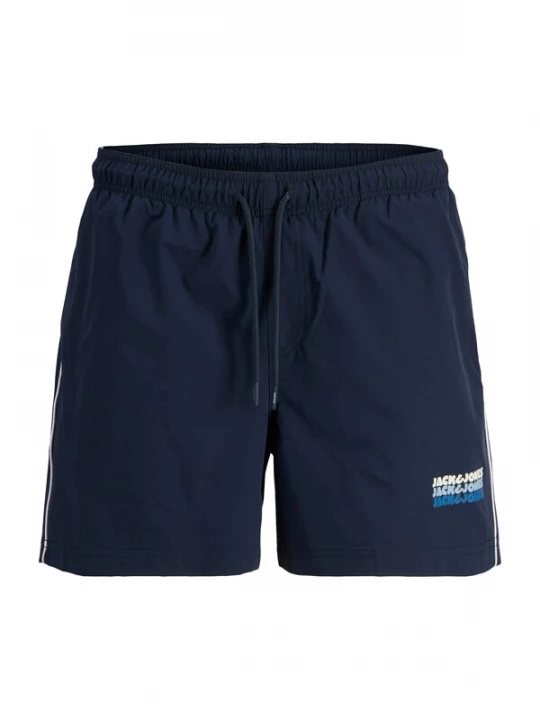 Obrázek produktu JACK & JONES Plavecké šortky 'JPSTMAUI SUNRISE' námořnická modř / světlemodrá / bílá
