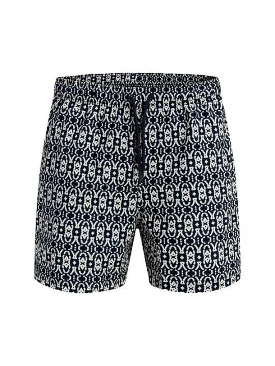 Obrázek produktu JACK & JONES Plavecké šortky 'Maui' tmavě modrá / bílá