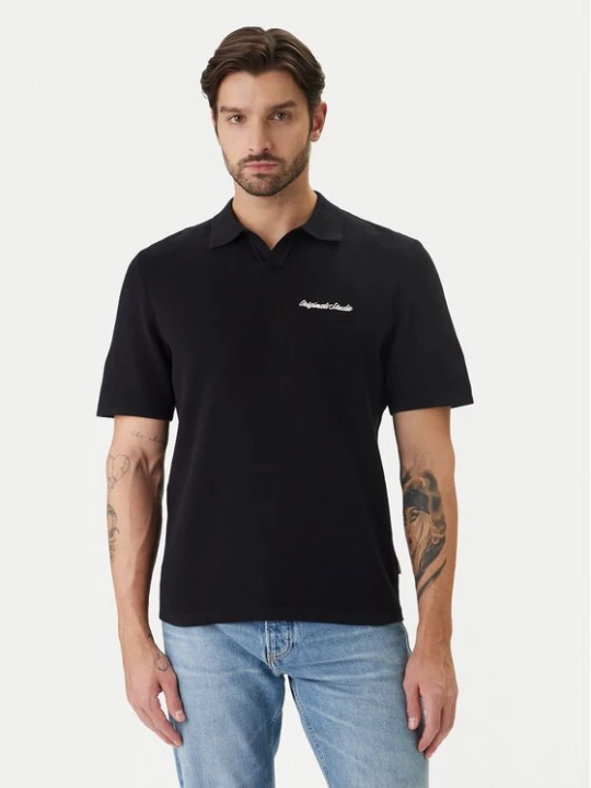 Obrázek produktu Jack & Jones Polokošile Norrebro 12297926 Černá Relaxed Fit