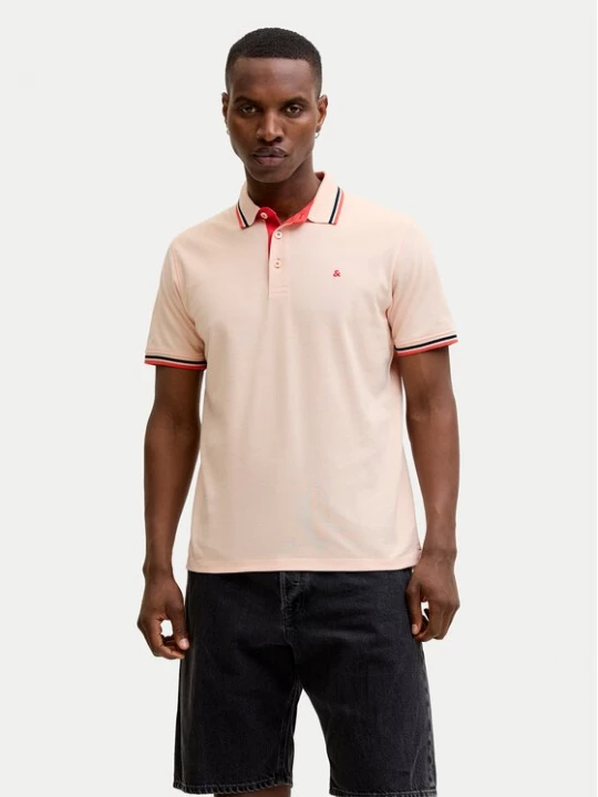 Obrázek produktu Jack & Jones Polokošile Paulos 12136668 Světle oranžová Regular Fit