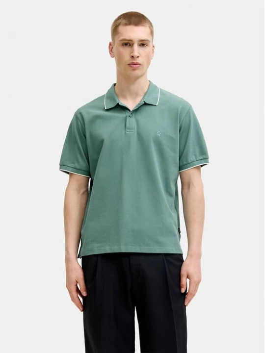 Obrázek produktu Jack & Jones Polokošile Weston 12297755 Zelená Regular Fit