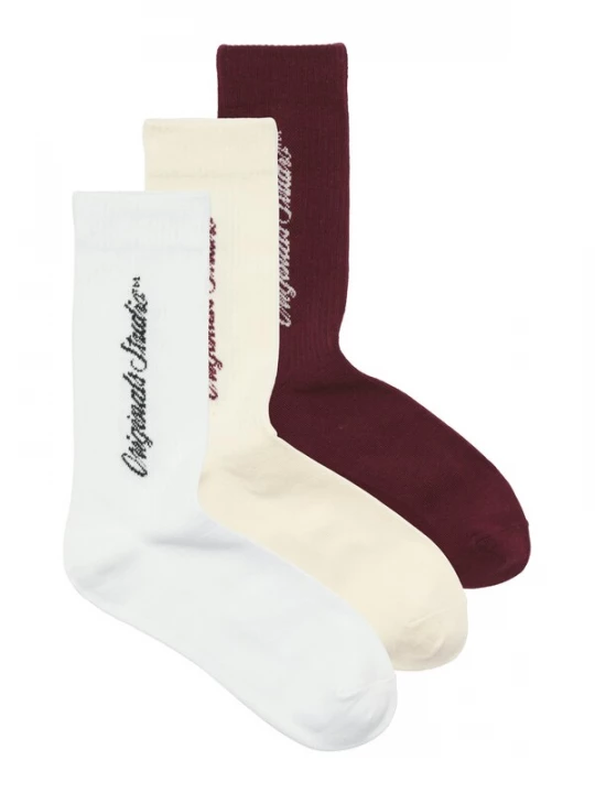 Obrázek produktu JACK & JONES Ponožky 'JACNORREBRO' béžová / červená / bílá