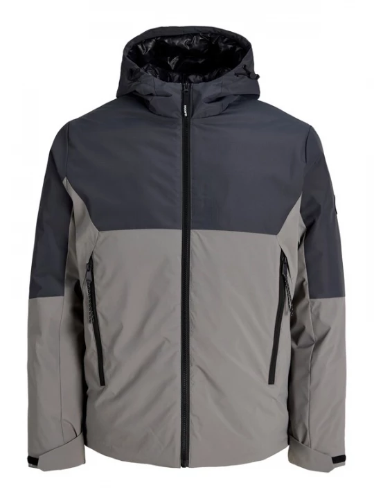Obrázek produktu JACK & JONES Přechodná bunda 'JCOCLUB AXEL' šedá / černá