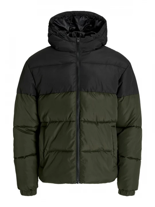 Obrázek produktu JACK & JONES Přechodná bunda 'JJMaze' tmavě zelená / černá