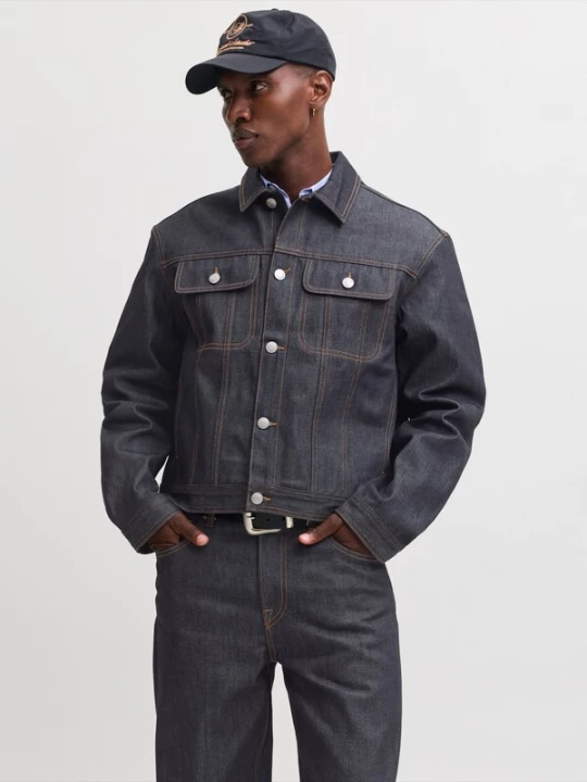 Obrázek produktu JACK & JONES Přechodná bunda modrá džínovina