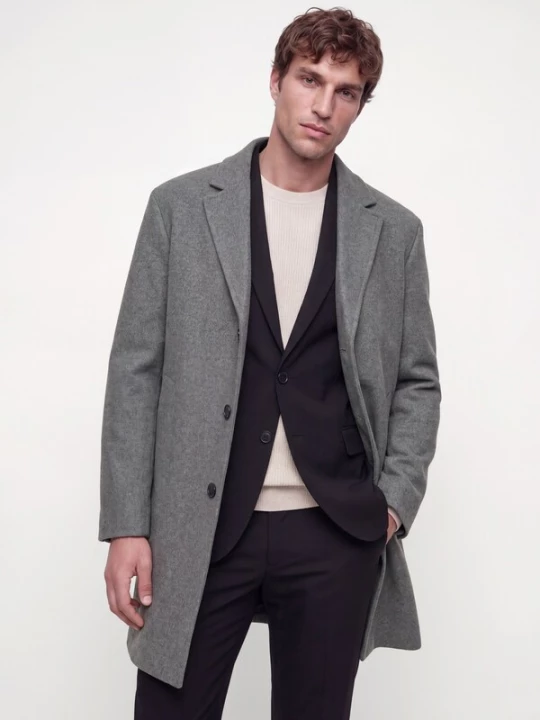 Obrázek produktu JACK & JONES Přechodný kabát 'JJEJAMES' šedý melír