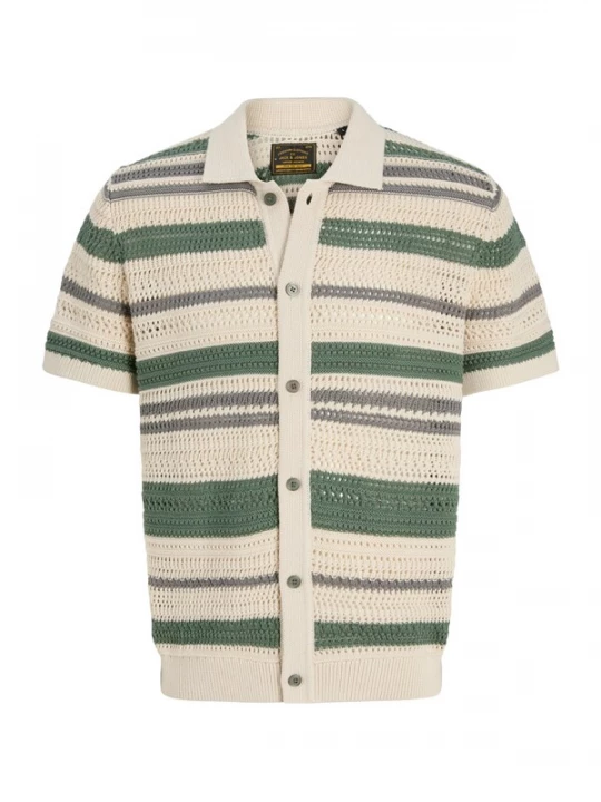 Obrázek produktu Jack & Jones Premium Kardigan 'JPRBluhamilton' béžová / šedá / zelená