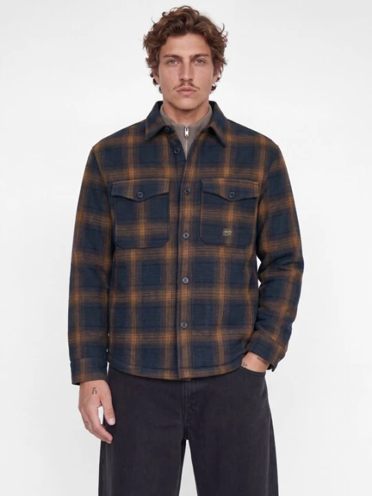 Obrázek produktu Jack & Jones Premium Přechodná bunda 'JPRBLUFADE' noční modrá / tmavě modrá / oranžová
