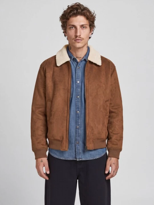 Obrázek produktu Jack & Jones Premium Přechodná bunda 'JPRCCLUKE' krémová / koňaková