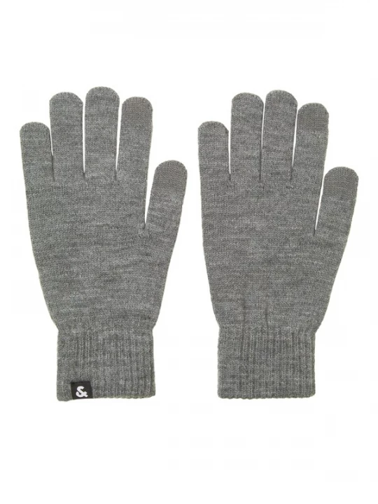 Obrázek produktu JACK & JONES Prstové rukavice 'Barry' tmavě šedá / černá / bílá