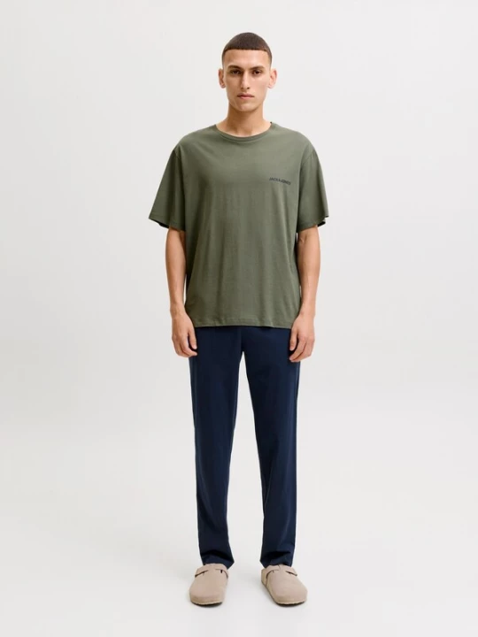 Obrázek produktu JACK & JONES Pyžamo dlouhé 'JACEVEREST' námořnická modř / olivová