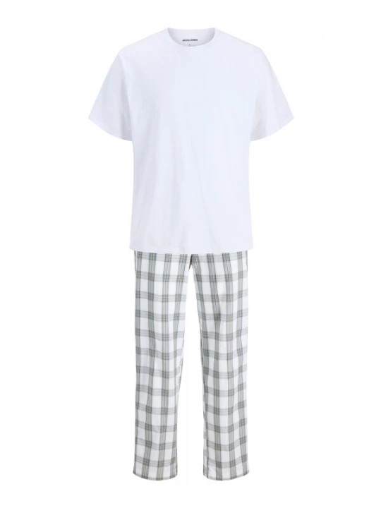 Obrázek produktu JACK & JONES Pyžamo dlouhé 'JACLuca' námořnická modř / šedá / černá / bílá