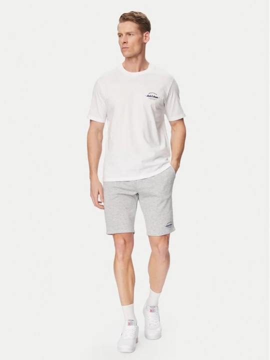 Obrázek produktu Jack & Jones Sada T-shirt a šortky Brandon 12298184 Bílá Regular Fit