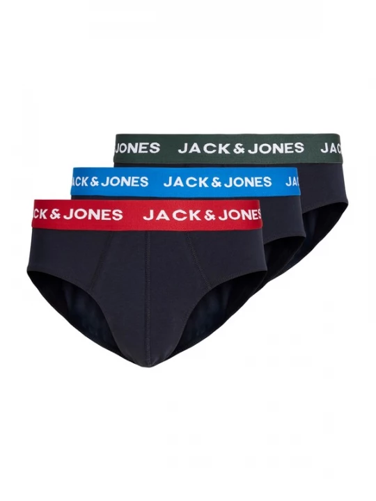 Obrázek produktu JACK & JONES Slipy 'JACGLOBE' námořnická modř / nebeská modř / jedle / červená / bílá