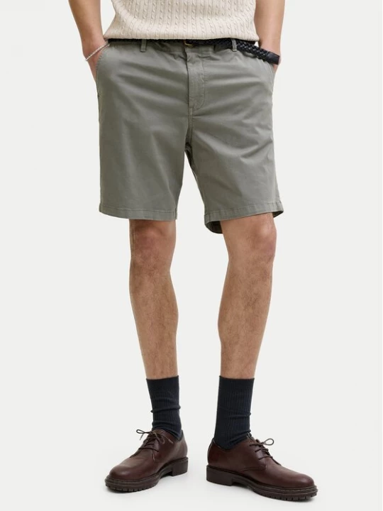 Obrázek produktu Jack & Jones Šortky z materiálu Ace Vance 12293005 Tmavě zelená Relaxed Fit