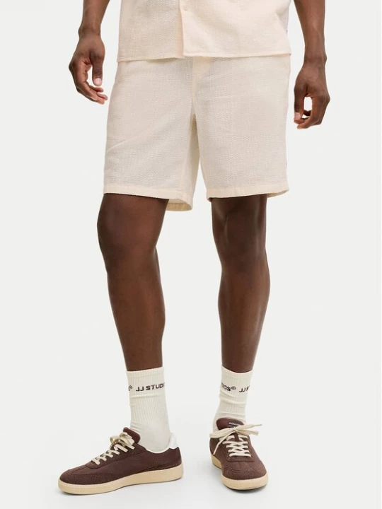 Obrázek produktu Jack & Jones Šortky z materiálu St.Jaiden 12293471 Krémová Relaxed Fit