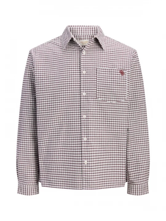 Obrázek produktu JACK & JONES Společenská košile 'JORFrederiksberg' hnědá / bílá