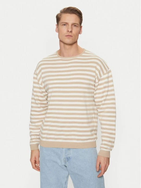 Obrázek produktu Jack & Jones Svetr Calvin 12269031 Béžová Relaxed Fit
