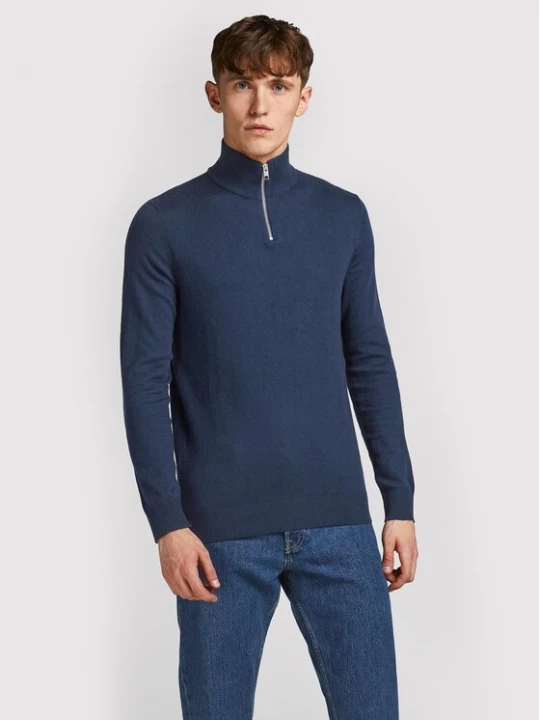 Obrázek produktu Jack & Jones Svetr Emil 12189339 Tmavomodrá Regular Fit