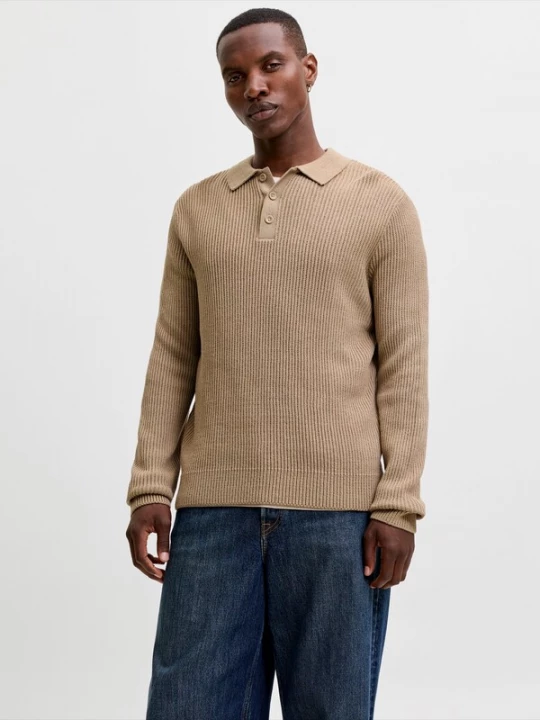 Obrázek produktu JACK & JONES Svetr 'JJPANNEL' světle hnědá