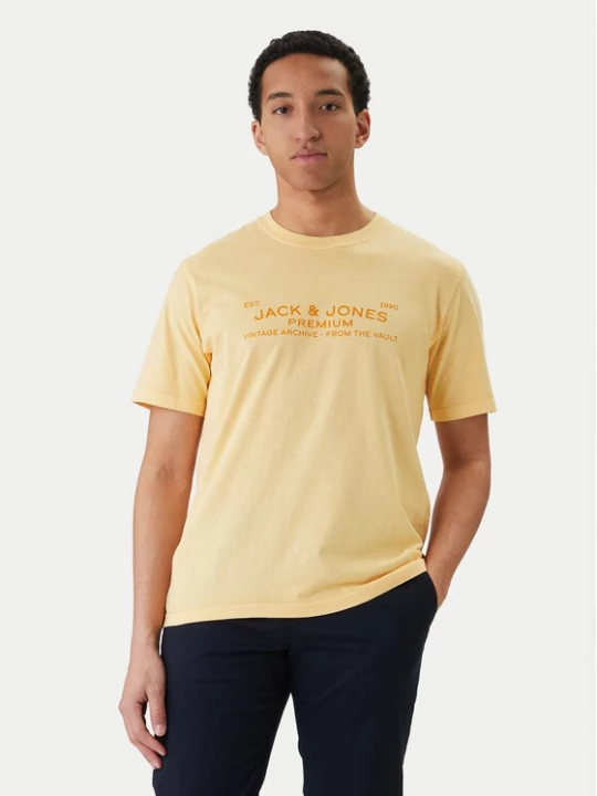 Obrázek produktu Jack & Jones T-Shirt Blucaleb 12293014 Béžová Regular Fit