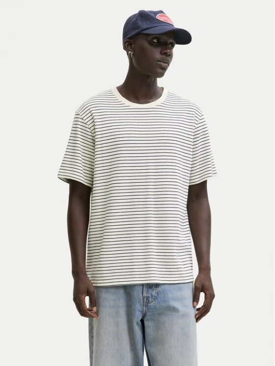 Obrázek produktu Jack & Jones T-Shirt Dover 12288015 Écru Relaxed Fit Krémová