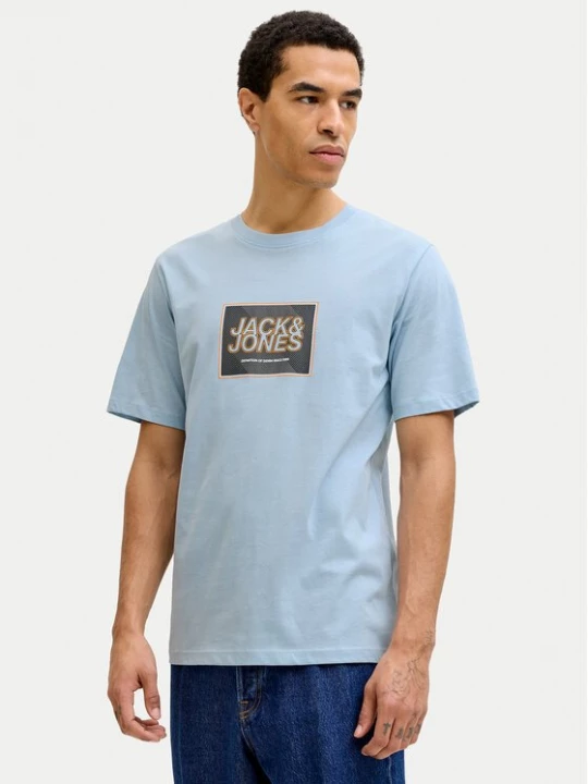 Obrázek produktu Jack & Jones T-Shirt Jjrain Tee Ss Crew Neck 12288097 Světle modrá Regular Fit