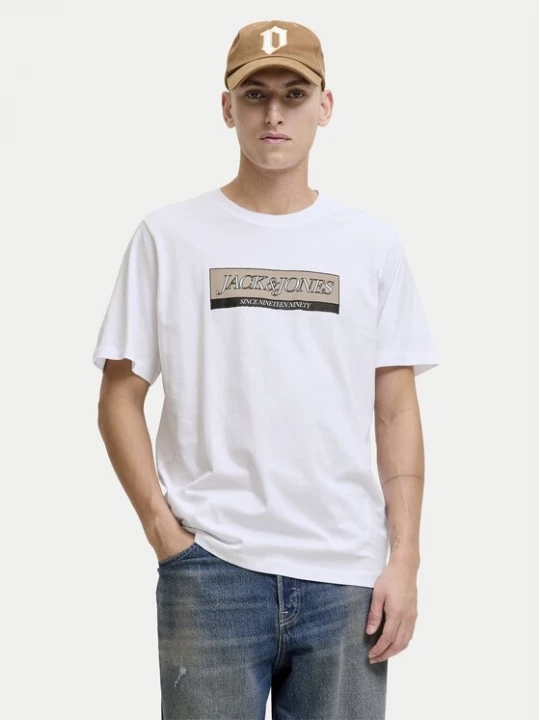 Obrázek produktu Jack & Jones T-Shirt Rinwood 12283628 Bílá Regular Fit