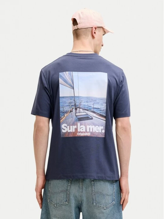 Obrázek produktu Jack & Jones T-Shirt Riviera 12295161 Tmavomodrá Relaxed Fit