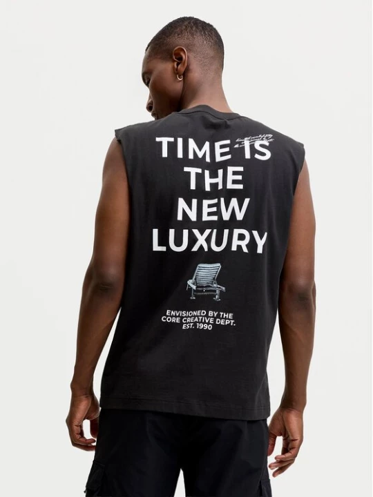 Obrázek produktu Jack & Jones Tank top Eterna 12295670 Černá Loose Fit