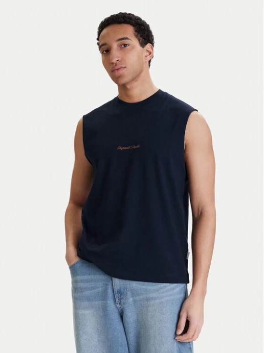 Obrázek produktu Jack & Jones Tank top Norrebro Emb 12292009 Tmavomodrá Regular Fit
