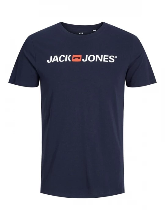 Obrázek produktu JACK & JONES Tričko 'Essentials' tmavě modrá / oranžová / bílá