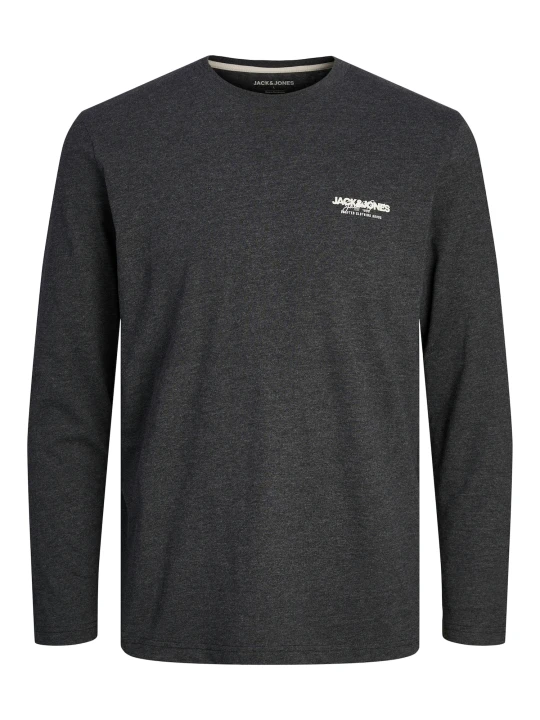 Obrázek produktu JACK & JONES Tričko 'JJAlvis' černý melír / bílá